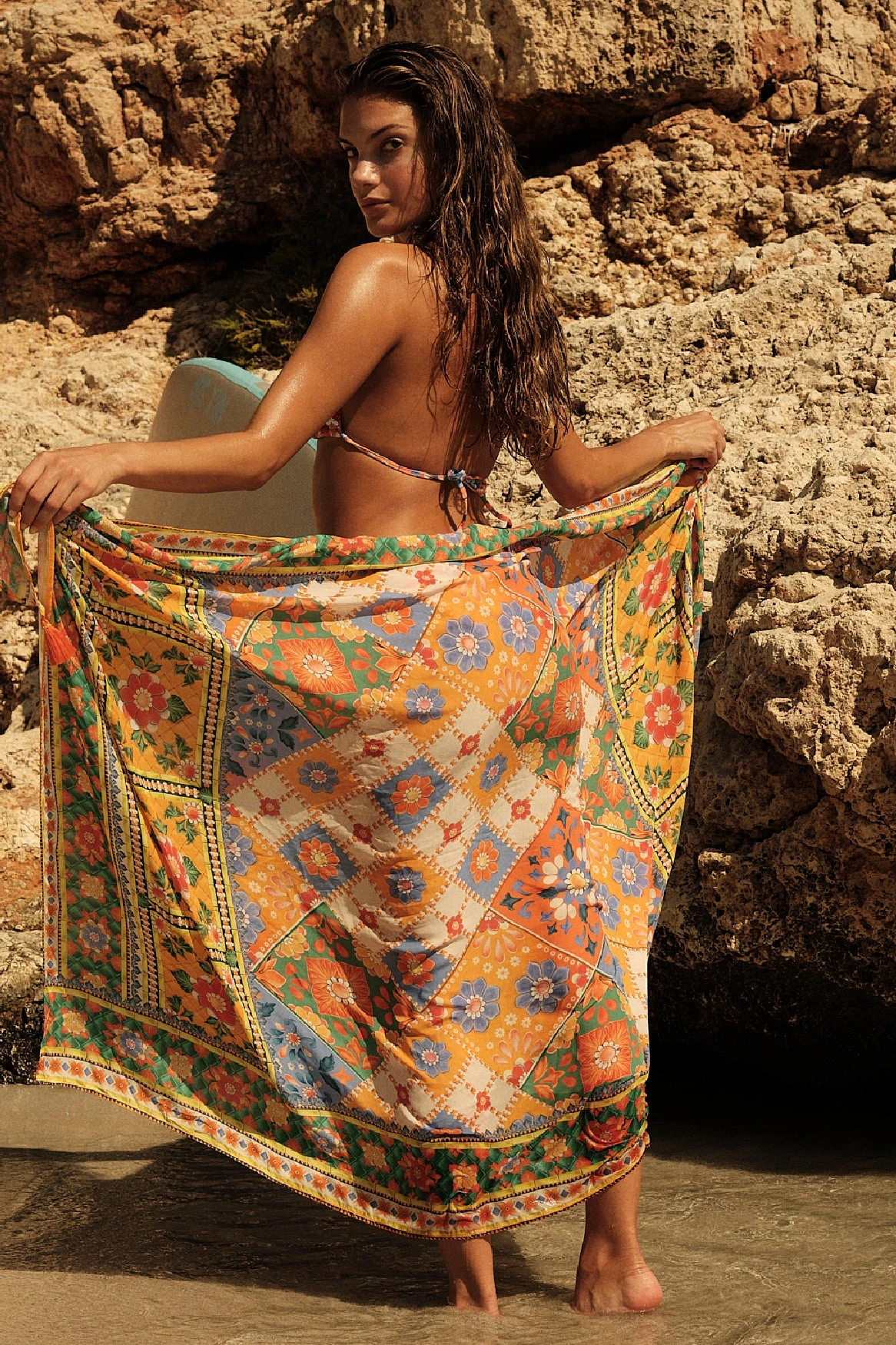 Marine Sarong Cover Up - Image 2